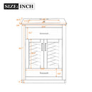 Modern Bathroom Vanity With Integrated Ceramic Sink, 2 Door Cabinet With Tip-Out Drawer by Unique Piece Furniture