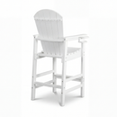HDPE Bar Height Adirondack Patio Chair Outdoor Bar Chair With Cup Holder And Armrests