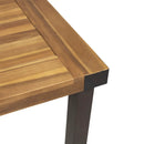 9 PCS Outdoor Dining Set with 64" Solid Wood Table and Chairs by HouseOfZazla