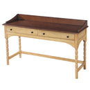 54'' Wooden Writing Desk with 2 Storage Drawers