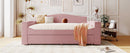Upholstered Daybed With Storage Armrests, Trundle And Latest Integrated tooth Audio System