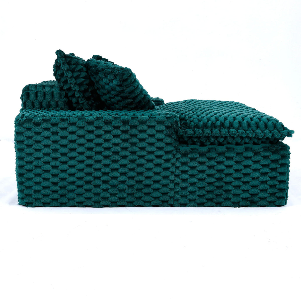 Comfort Bearing Sofa With 2 Pillows And 1 Backrest - Green, photo 7 of 12