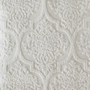 King/Cal King 3 Piece Tufted Cotton Chenille Damask Duvet Cover Set