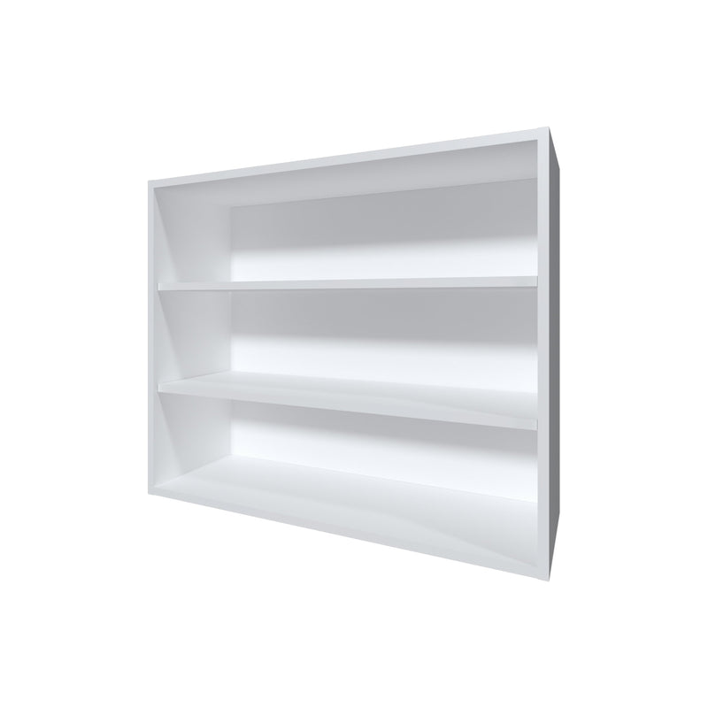 Chinle Wall Cabinet in Melamine with Open Storage, photo 2 of 9
