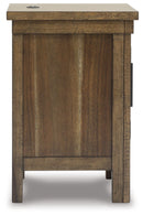 Moriville - Chair Side End Table - Grayish Brown