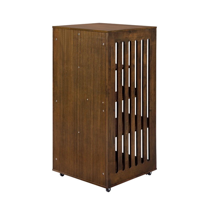 Basia Indoor Rubber Wood Cat Cabinet, photo 9 of 10