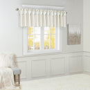 Lightweight Faux Silk Valance With Beads