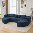 Boneless - Couch Modular Sectional Sofa With Deep Seating And Curved Design by Unique Piece Furniture