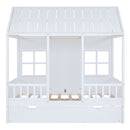 House Bed With Twin Size Trundle, Daybed