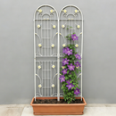 2 Pack Metal Garden Trellis 86.7" x 19.7"