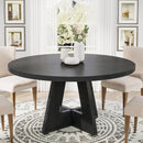 Round Dining Cross Base Kitchen Table by HouseOfZazla