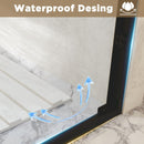 Double Sliding Shower Door With Explosion Proof Film by HouseOfZazla