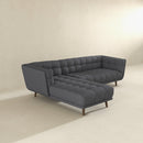 Addison - L Shape Sectional Sofa Tufted by HouseOfZazla