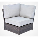 Modern Rattan Wicker Seating Group With Cushions