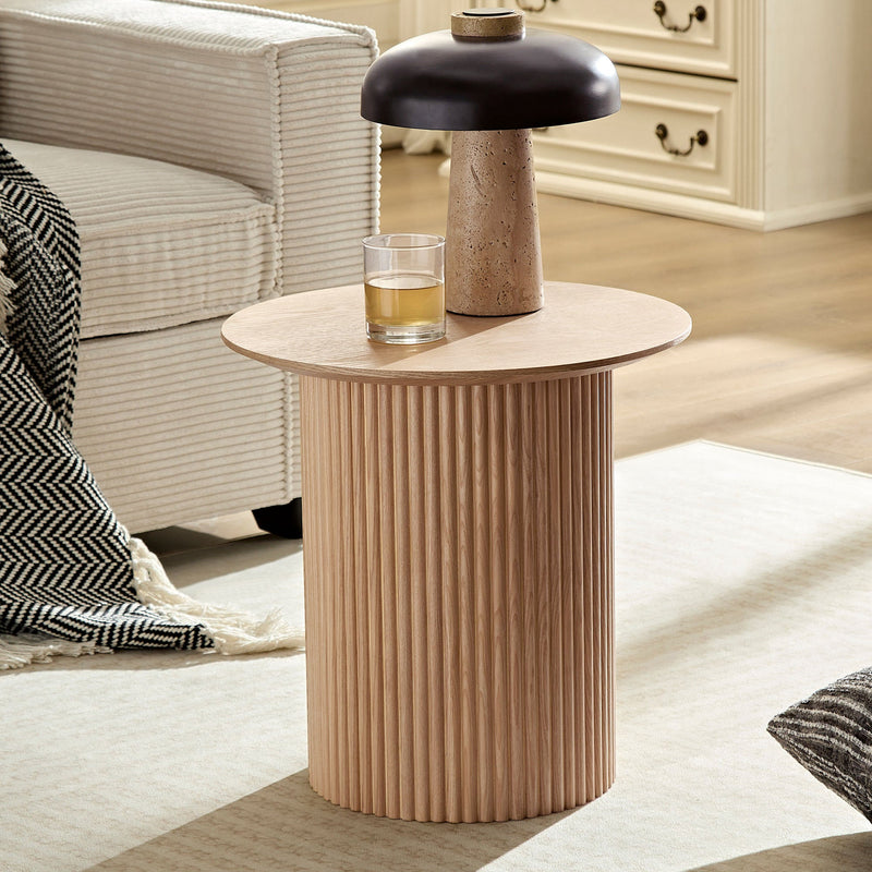 Walker Edison | Fluted Side Accent Table