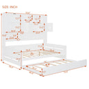 Daybed With All-In-One Cabinet And Shelf