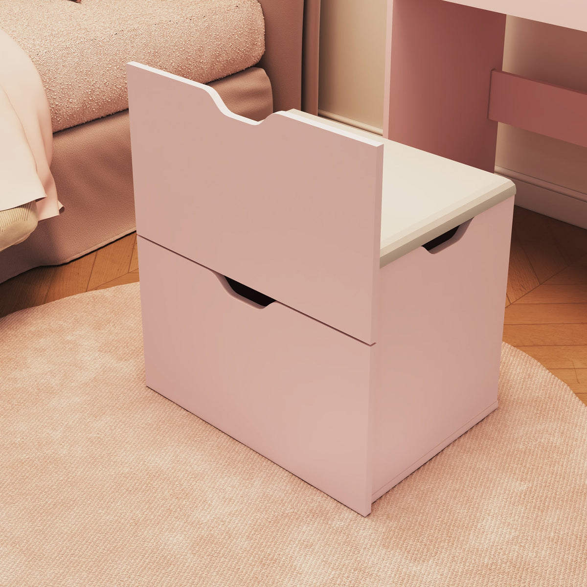 3-in-1 Multifunctional Dressing Table and Stool Set, photo 7 of 10