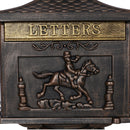 Cast Aluminum Mail Box, Postal Box, Mailbox by Unique Piece Furniture