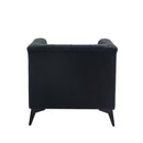 Accent Chair Living Room Chairs Single Sofa Chair,Arm Chairs with Linen Fabric, Mid Century Accent Arm Chairs Comfy Reading Lounge Club Armchair for Bedroom Office Study