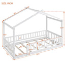 Bed House Bed Frame With Fence by HouseOfZazla