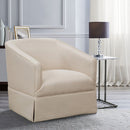 Earl - Skirted Swivel Chair by HouseOfZazla