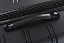 3 Piece Luggage Set Hardside Spinner Suitcase With Tsa Lock 20" 24" 28" Available - Black by HouseOfZazla
