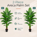 Artificial Palm Tree 6ft - Large Fake Tropical Tree (2 Pack)