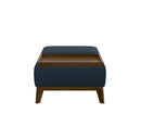 Reversible Tray Ottoman - Blue by HouseOfZazla