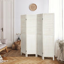 5.6 Ft Tall 4 Panel Folding Privacy Room Divider by LJGDeals