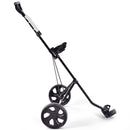 Folding 2 Wheels Push Pull Golf Cart Trolley with Scoreboard by LJGDeals