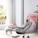 Adjustable Japanese Reclining Floor Chair Sofa With Metal Frame For Living Room by HouseOfZazla