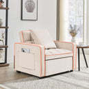 Modern 3 In 1 Sofa Bed Chair, Adjustable Recliner by Unique Piece Furniture