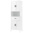 Freestanding Tall Bathroom Cabinet With Soft Close Doors And Adjustable Shelves by HouseOfZazla