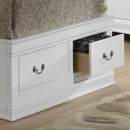 Traditional Style Bookcase Storage Bed