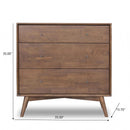 Caroline - Dresser 3 Drawer - Brown / Wood by HouseOfZazla