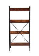 3&4 LAYER DISPLAY BOOKSHELF H LADDER SHELF STORAGE SHELVES RACK SHELF UNIT METAL FRAME, TIGGER, 2 pc per 2 cartons