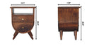 Split - Bedside Table - Chestnut by HouseOfZazla