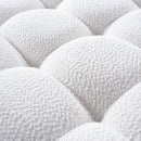 White Boucle Multipurpose Ottoman by HouseOfZazla