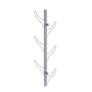 Vertical Eight Hook Coat Rack Wall Mount by HouseOfZazla