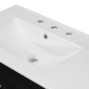 Bathroom Vanity With Ceramic Sink Combo, Abundant Storage Cabinet 2 Soft Close Doors And 5 Drawers by HouseOfZazla