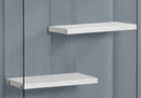 5-Tier Glossy White Bookshelf for Office and Home by HouseOfZazla