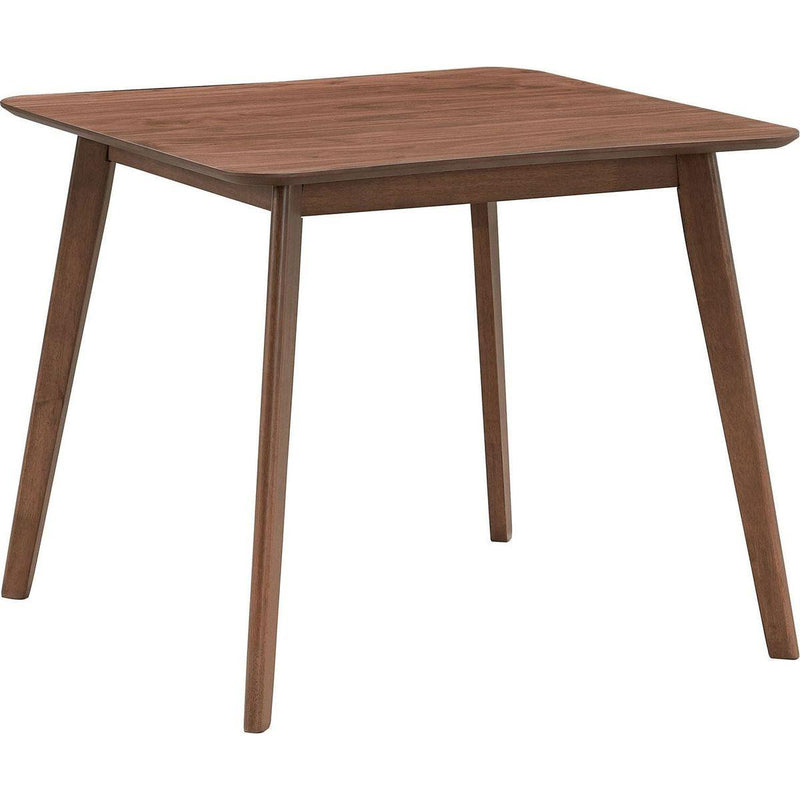 35.43 Inch Saving Place Table,Wooden Dining Table for 4 Persons,Modern Design Square Kitchen Table for Living Room,Apartment,Restaurant,,Walnut