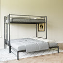 Twin Size Metal Pull-Out Bunk Bed