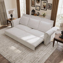 3 In 1 Convertible Sleeper Sofa With Nailhead Trim & Rolled Arm by HouseOfZazla