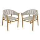 Outdoor Accent Chair Set 2 Person Seating Group