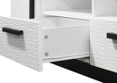 Matilda - TV Stand With Drawers - White Finish by HouseOfZazla