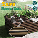 8×4×2 ft Galvanized Raised Garden Bed