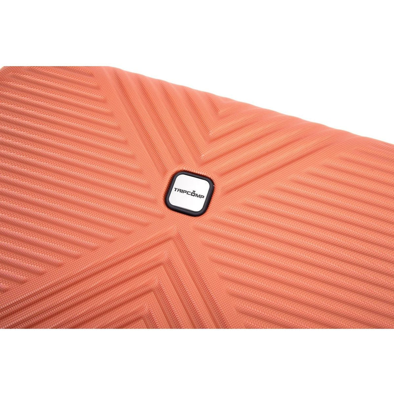 2Piece Luggage Sets ABS Lightweight Suitcase, Spinner Wheels, (20/14) DARK ORANGE