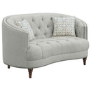 Veronica - Sofa And Loveseat 2 Piece Living Room Set - Gray by HouseOfZazla