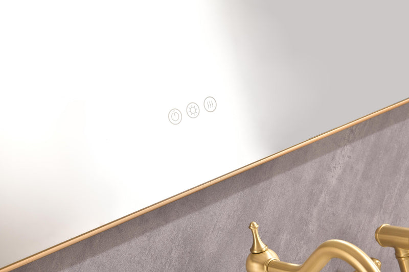 48x 36Inch LED Mirror Bathroom Vanity Mirror with Back Light, Wall Mount Anti-Fog Memory Large Adjustable Vanity Mirror